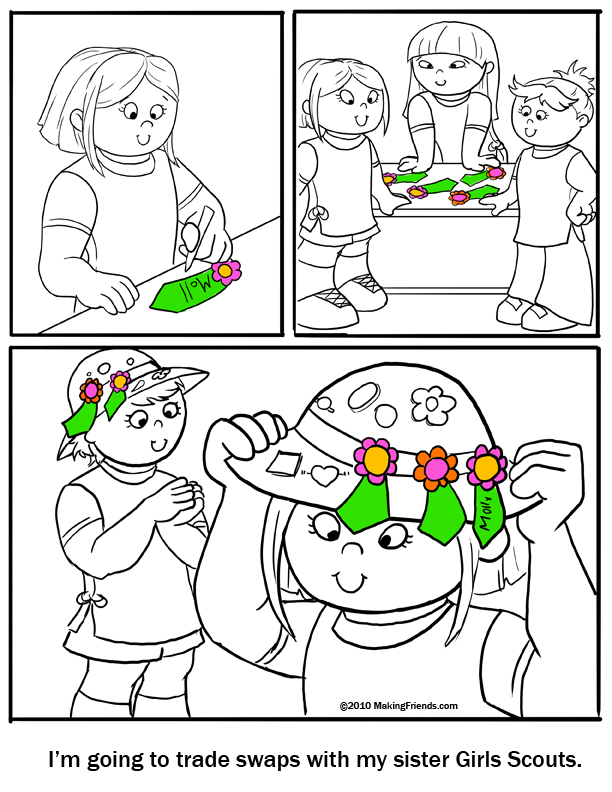 daisy girls scouts coloring pages - photo #30