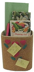 Cork Kitchen Organizer
