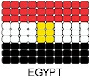 Egypt Flag Pin Pattern