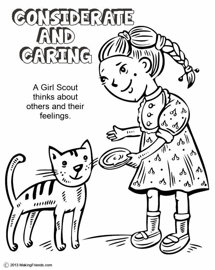 daisy girl scouts coloring pages law - photo #7