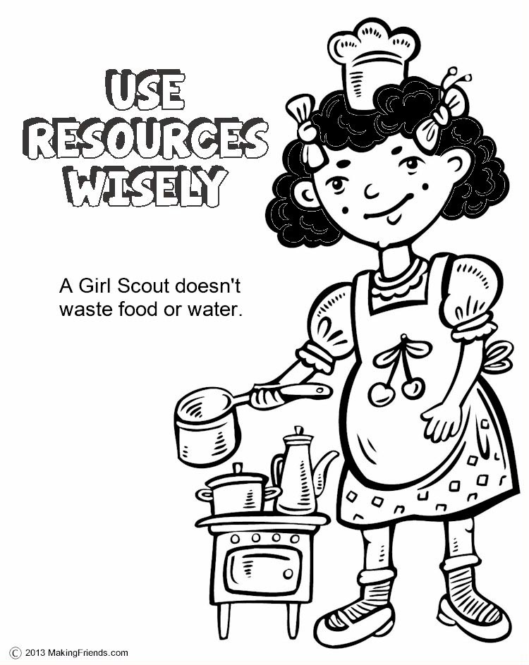 daisy girl scouts coloring pages law - photo #20
