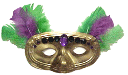 mardi gras half masks