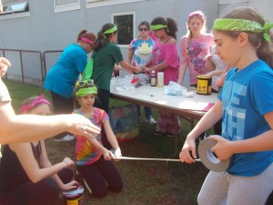 cadette girl scout camping