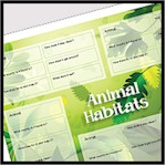 Animal Habitats Badge in a Bag