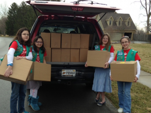 Girl Scout Bronze Award to Help Hungry College Students