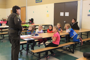 Daisy Girls Earning the Safety Award