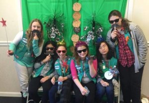 Girl Scout Cookie Rally selfie