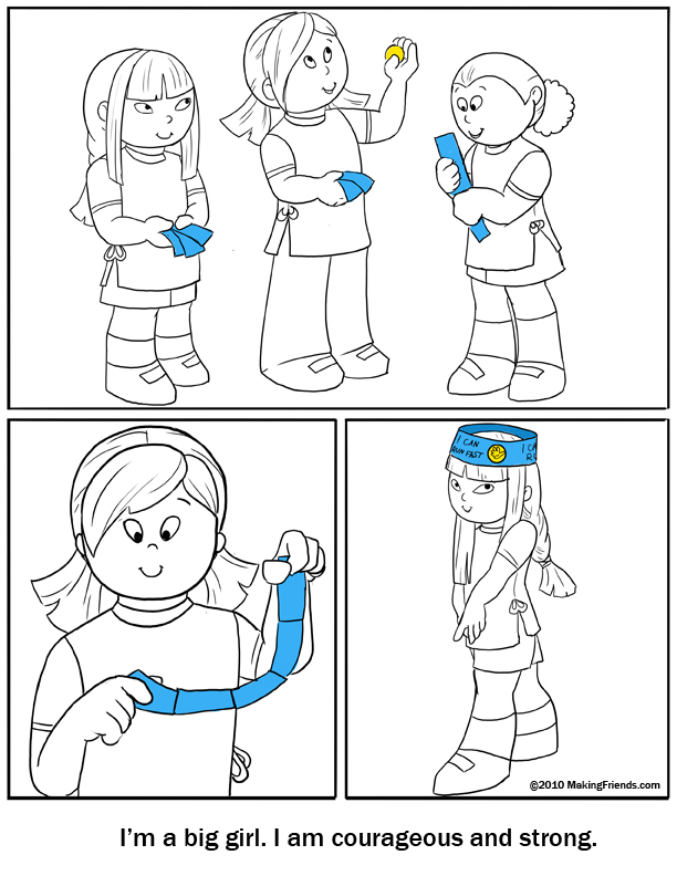 Daisy Girl Scout Coloring Page | Courageous and Strong