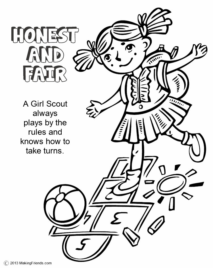 daisy girls scouts coloring pages - photo #16