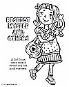 Girl Scout Law Coloring Book