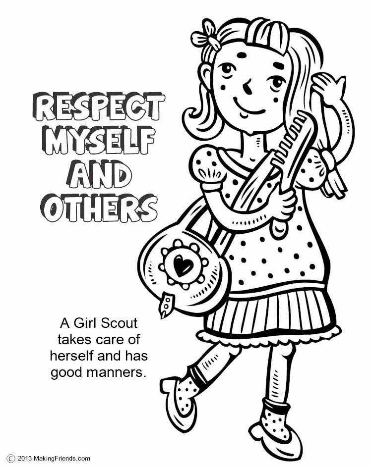 Girl Scouts Respect Myself and Others