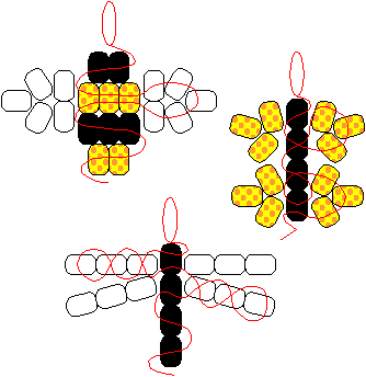 Itty Beadie Insects Pony Bead Pattern