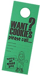 Girl Scout Cookie Door Hangers