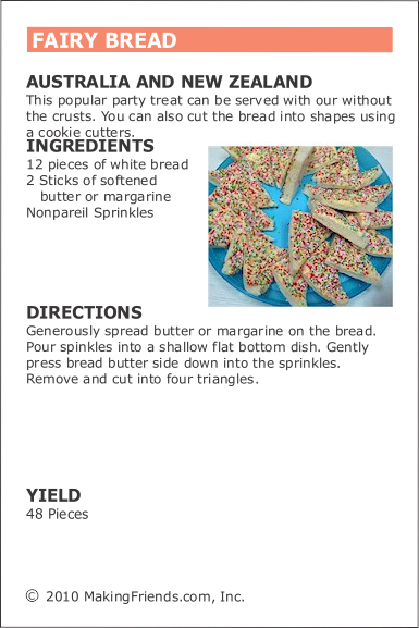Australia Fairy Bread