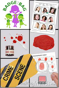 Girl Scout Special Agent Badge in a Bag via @gsleader411