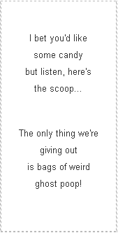 Ghost Poop Poem