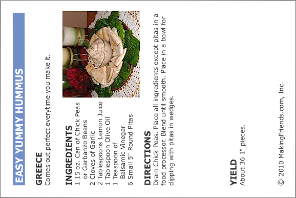 Easy Yummy Greek Hummus