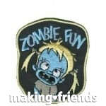 Girl Scout Zombie Fun Patch
