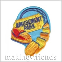 Girl Scout amusement park fun patch