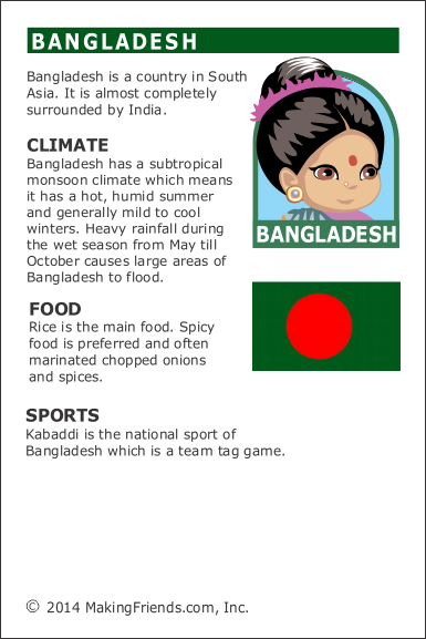 Facts About Bangladesh - MakingFriends