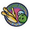 Girl Scouts Bowling Fun Patch (Purple)