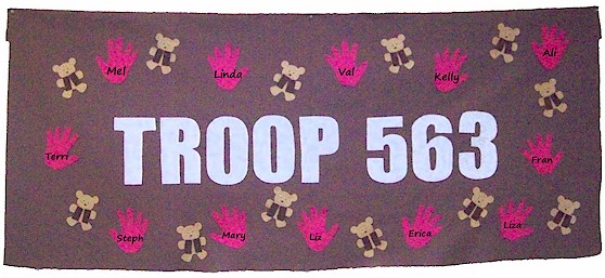 Brown Troop Banner