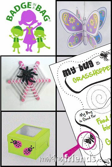 With the Bug Badge in a Bag® -- Individually Packaged from MakingFriends®.com one girl can complete the five requirements for the Brownie "Bugs" badge. Our popular Badge in a Bag® kits have been adapted to help your girls have fun with scouting activities at home until your troop can start meeting again. 20% off Badge in a Bag® kits for individuals while supplies last. See website home page for details. via @gsleader411