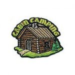 Girl Scout Cabin Camping Fun Patch
