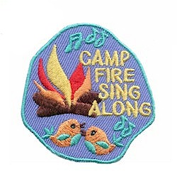 Girl Scout Campfire Sing Along Fun Patch