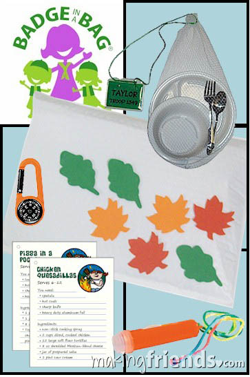 Girl Scout Camping Badge in a Bag via @gsleader411