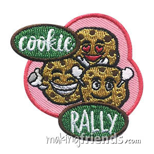 Cookie Rally Patch. There is no better way to start cookie season than with a cookie rally. And there is no better way to add to the excitement than with our Cookie Rally patch! Available at MakingFriends®.com. via @gsleader411