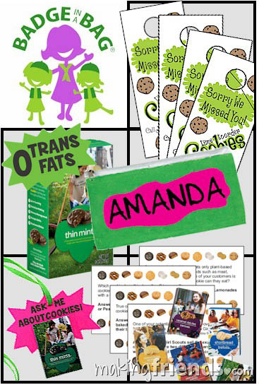Customer Insights Badge in a Bag®. Your scout can have fun completing badges even when the troop can’t meet in person. Using the Customer Insights Badge in a Bag® from MakingFriends®.com your girl can earn their Junior Customer Insights badge while learning about cookie-selling. 20% off Badge in a Bag® kits for individuals while supplies last. See website home page for details. via @gsleader411