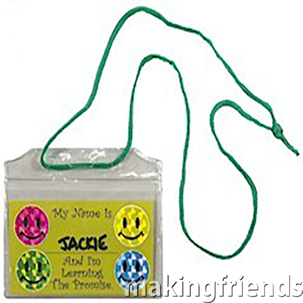 Includes everything you need to make these name badges including stickers to put on as you earn the petal badges! #makingfriends #nametags #girlscouts #girlscout #tags #girlscoutpromise via @gsleader411