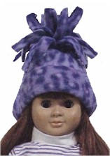 Easy Fleece Hat for your 18″ Doll