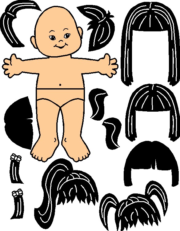 Asian Paper Doll Bodies