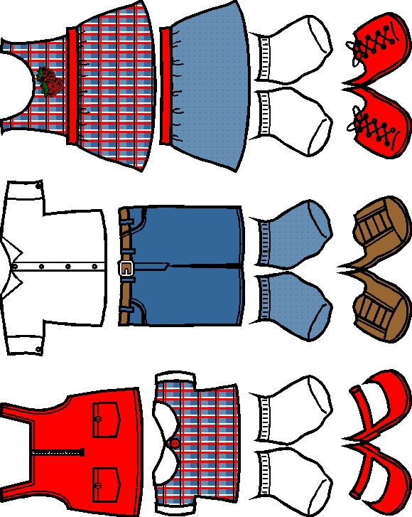 Back to Paper Doll School Friends