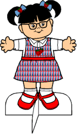 Back-to-School Paper Doll Friends