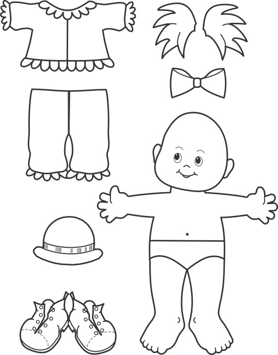Clown Friends outline