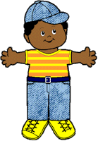 Denim Paper Doll Friends