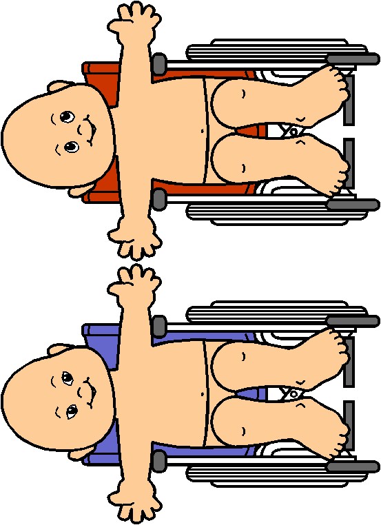 Paper Doll Friends on Wheelchairs