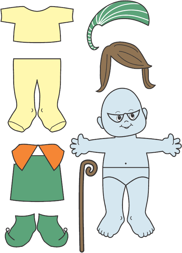 Grandmother Brownie Elf Color
