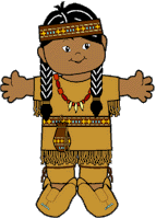 Native American Paper Doll Friends