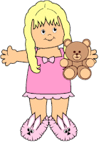 Pajama Paper Doll Friends