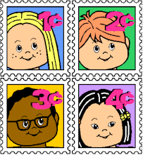 Friend Stamps in Color