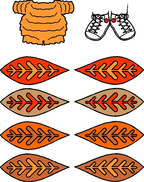 Turkey Friends colored feathers