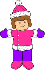 Winter Paper Doll Friends