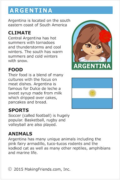 Facts about Argentina - MakingFriendsMakingFriends