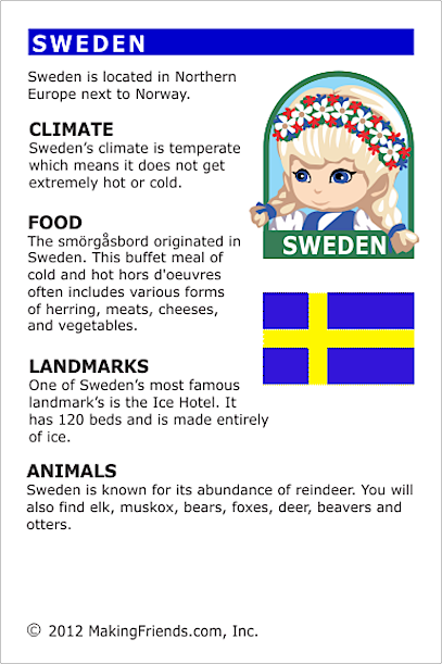 Facts about Sweden - MakingFriendsMakingFriends