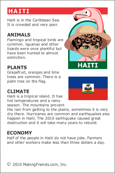 Facts about Haiti - MakingFriendsMakingFriends