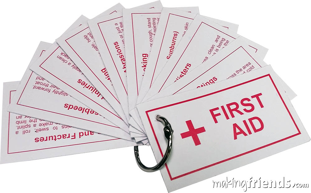 Updated First Aid Booklet Kit MakingFriends